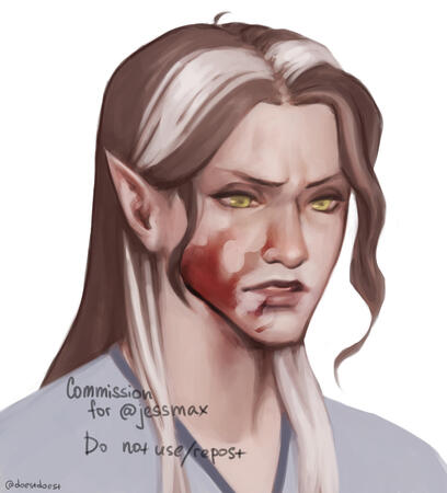 [ examples of sketch portrait commission]